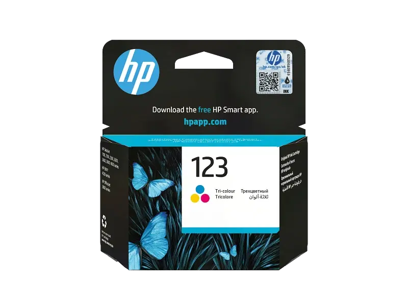 HP 123 Tri-color Original Ink Cartridge F6V16AE