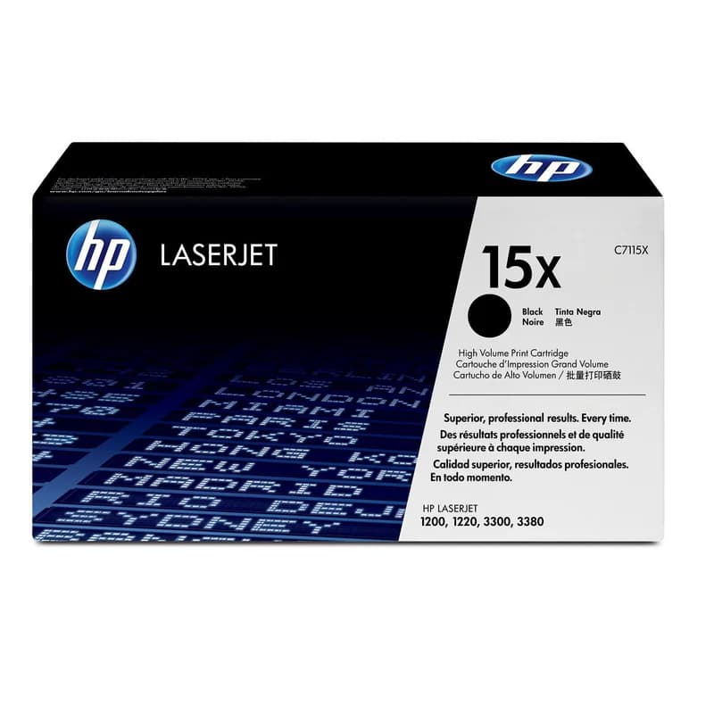 HP 15X Original LaserJet Toner Cartridge - Black