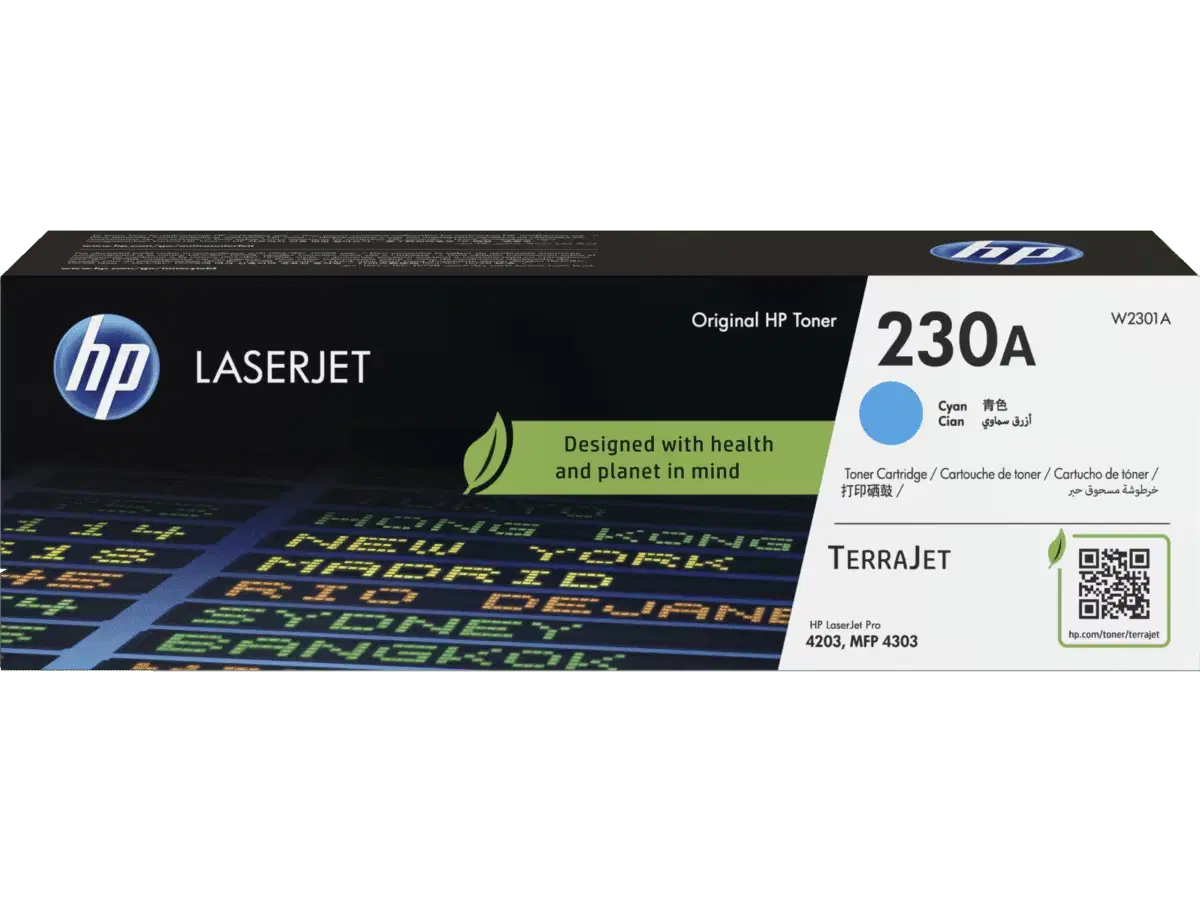 HP 230A Cyan Original LaserJet Toner Cartridge