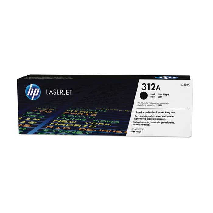 HP 312A Original LaserJet Toner Cartridge - Black CF380A