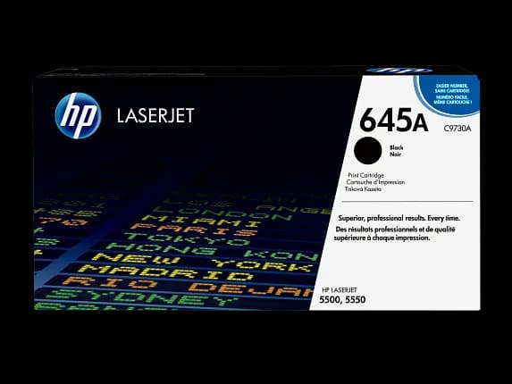 HP 645A Black Original LaserJet Toner Cartridge