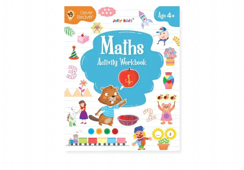 The Jolly Kids Clever Beaver Maths Activity Workbook (Age 4+)