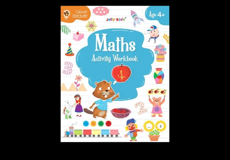 The Jolly Kids Clever Beaver Maths Activity Workbook (Age 4+)