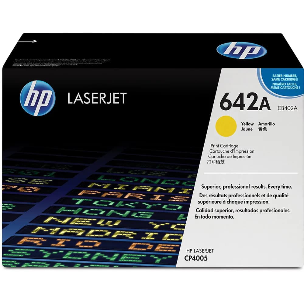 HP 642A Yellow Original LaserJet Toner Cartridge