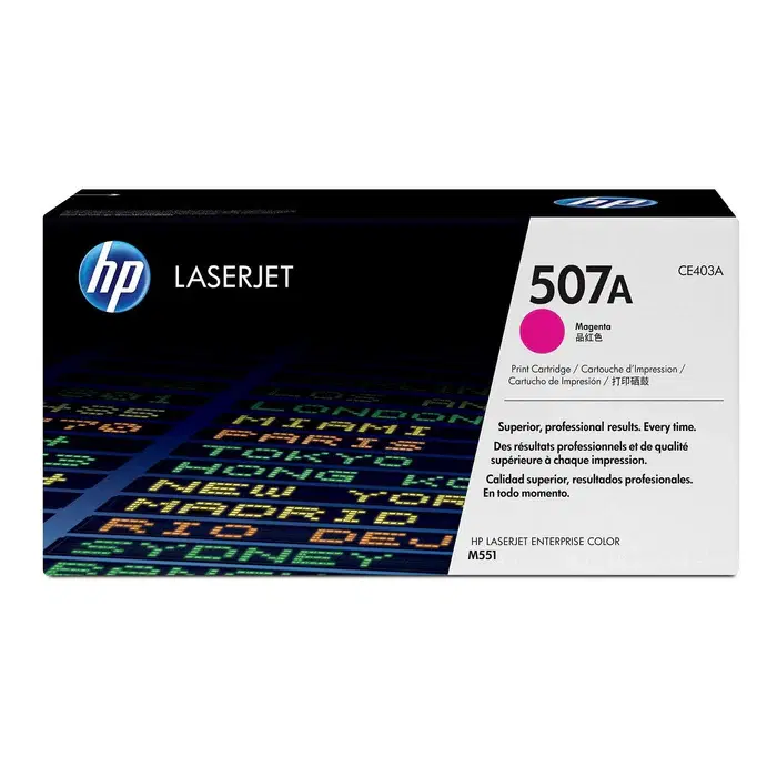 HP 507A Original LaserJet Toner Cartridge Magenta CE403A