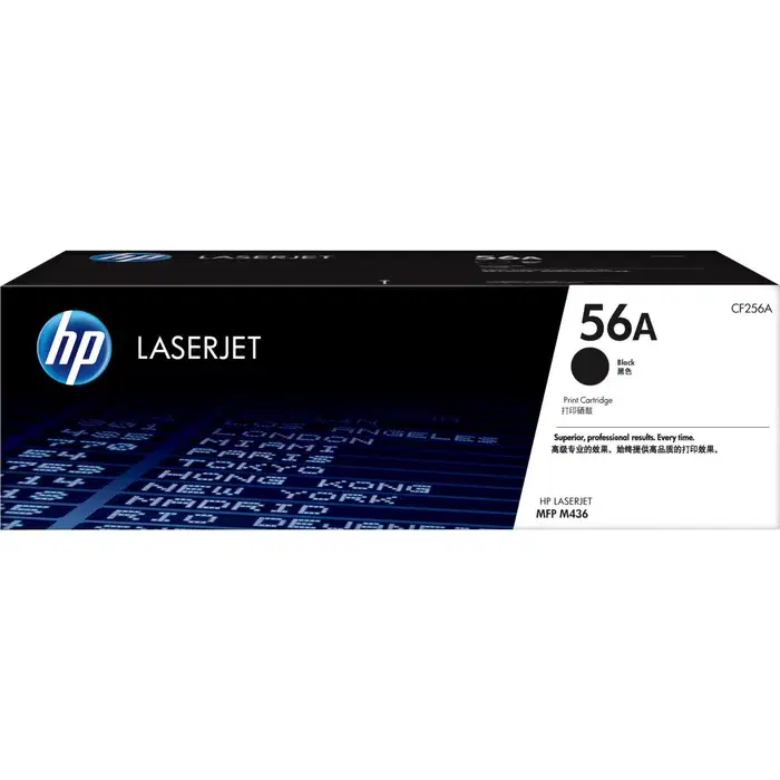 HP 56A Original LaserJet Toner Cartridge Black CF256A