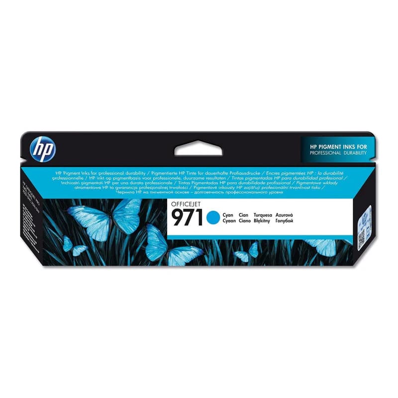 HP 971 Cyan Original Ink Cartridge CN622AE