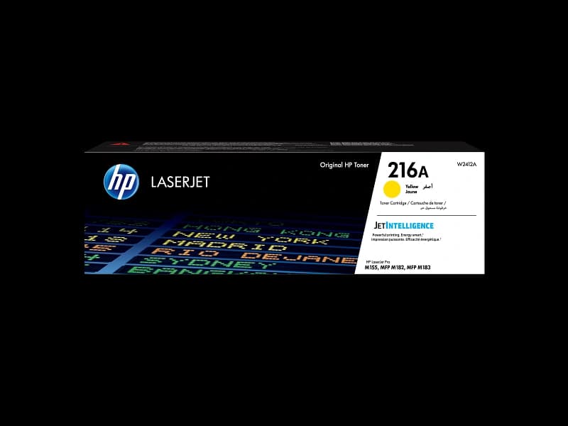 HP 216A Yellow Original LaserJet Toner Cartridge W2412A