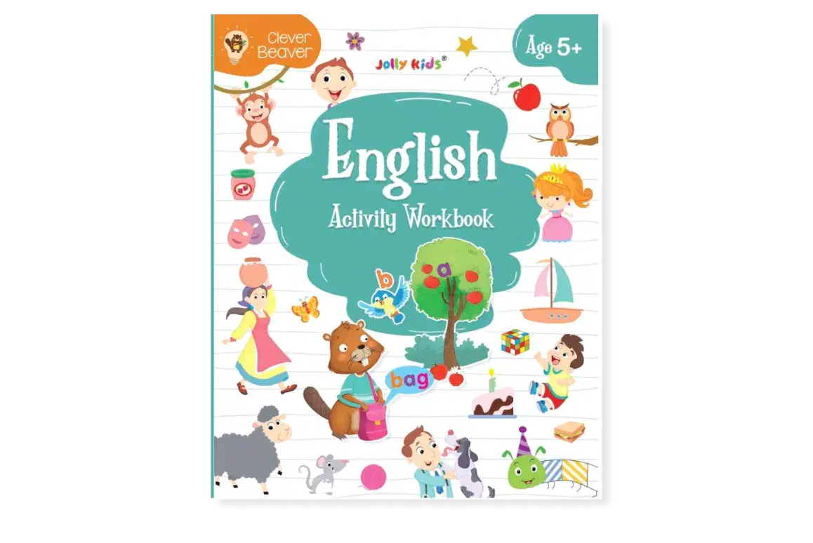 Jolly Kids Clever Beaver Activity Workbook Age 5+  English Workbook