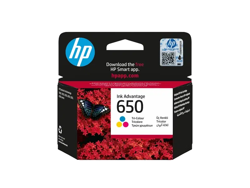 HP 650 Tri-color Original Ink Advantage Cartridge CZ102AE