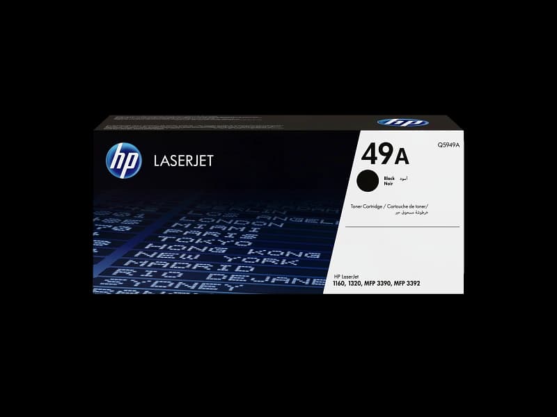 HP 49A Black Original LaserJet Toner Cartridge Q5949A