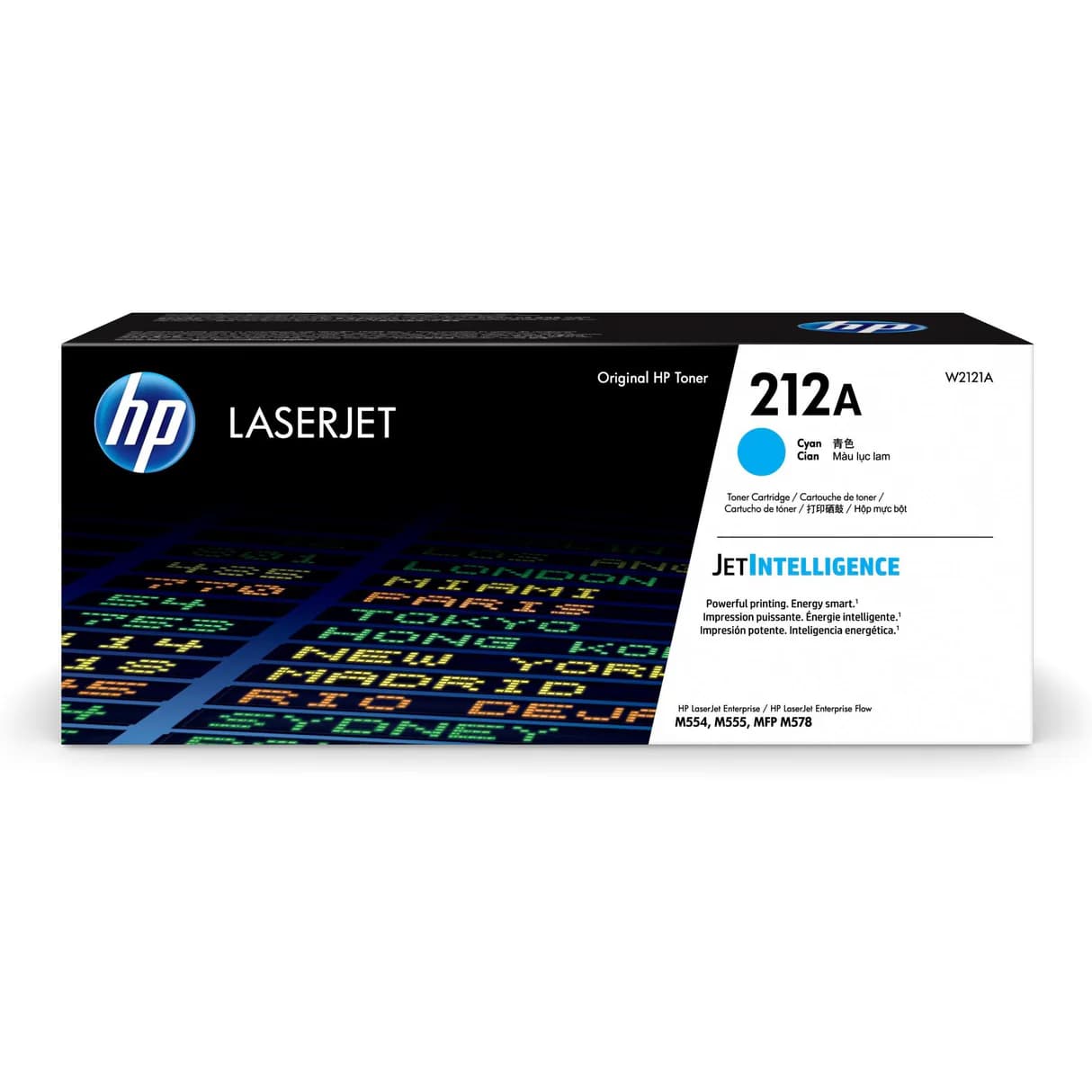 HP 212A Cyan Original LaserJet Toner Cartridge W2121A