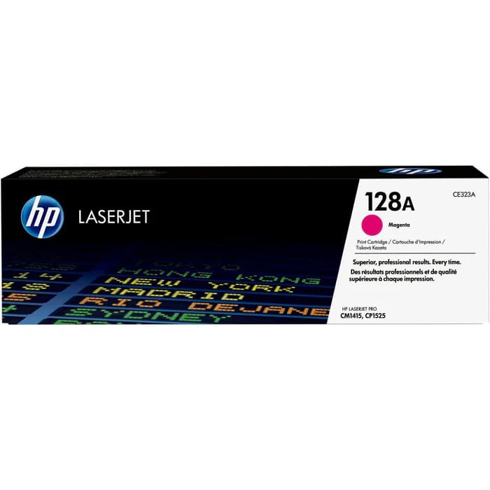 HP 128A Original LaserJet Toner Cartridge - Magenta CE323A