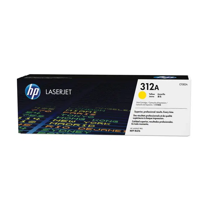 HP 312A Original LaserJet Toner Cartridge - Yellow CF382A