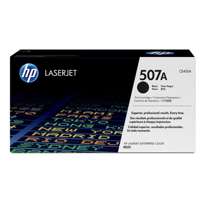 HP 507A Original LaserJet Toner Cartridge Black CE400A