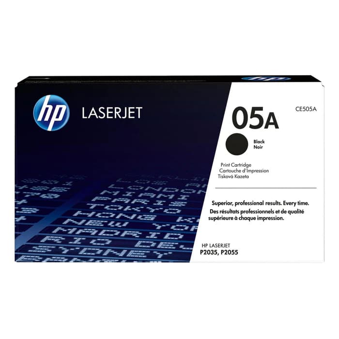 HP 05A Original LaserJet Toner Cartridge Black CE505A