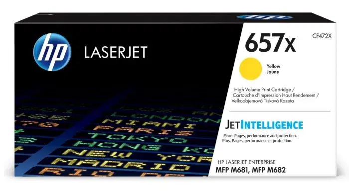 HP 657X Yellow Toner Cartridge CF472X