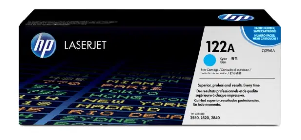 HP 122A Original Cyan Toner Cartridge