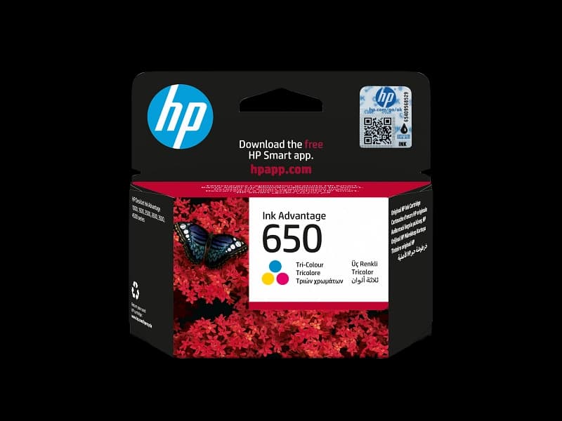 HP 650 Tri-color Original Ink Advantage Cartridge CZ102AE