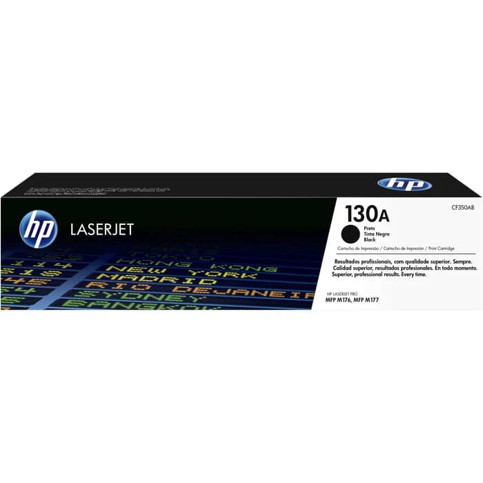 HP 130A Original LaserJet Toner Cartridge Black CF350A