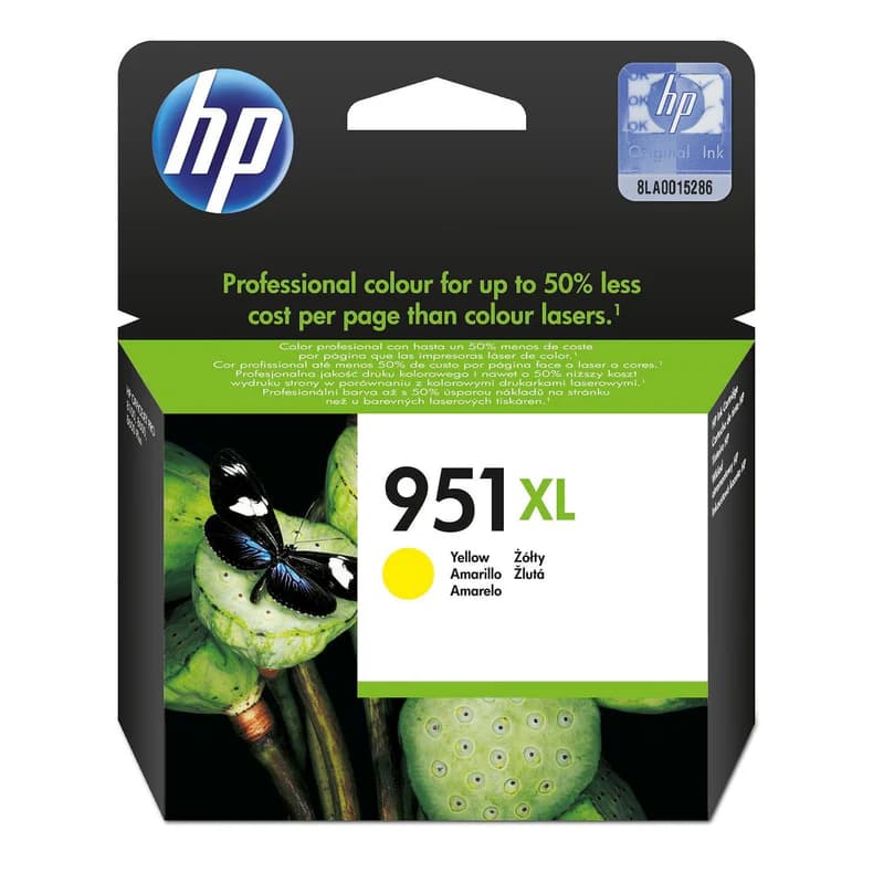 HP 951XL Original Ink Cartridge Yellow CN048AE