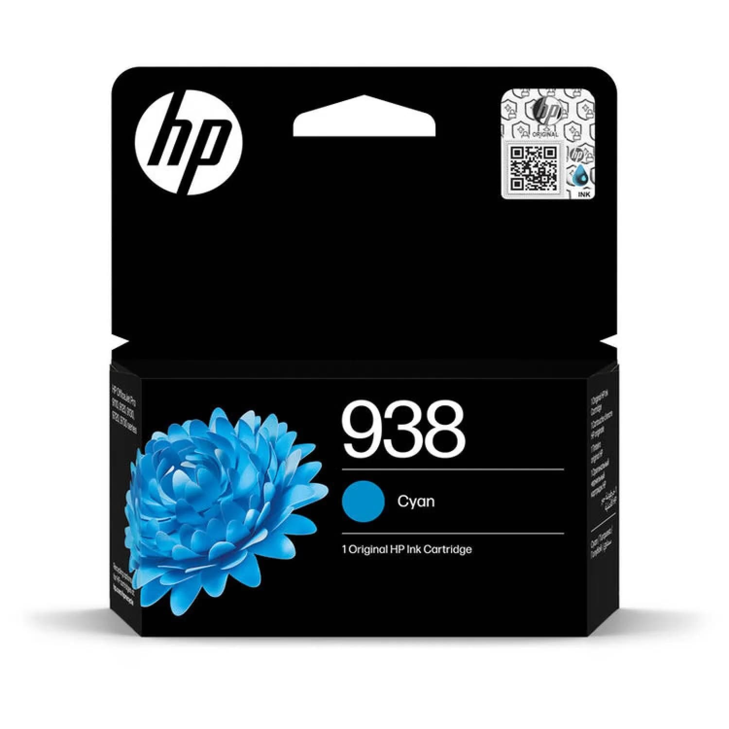 HP 938 Cyan Ink Cartridge (4S6X5PE)