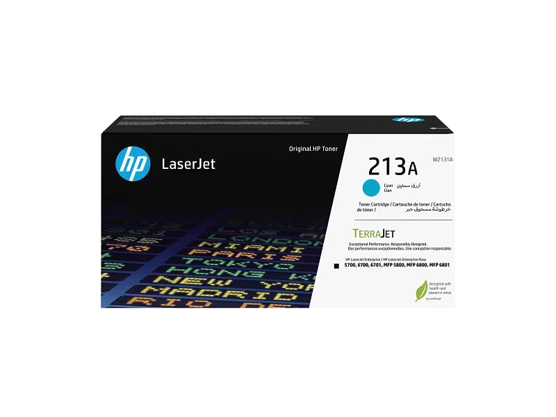 HP 213A Cyan Original LaserJet Toner Cartridge W2131A