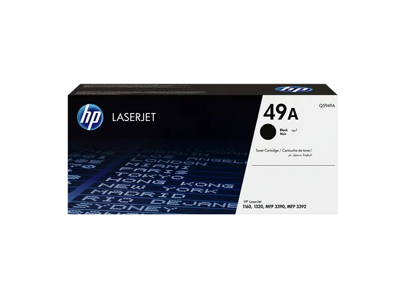 HP 49A Black Original LaserJet Toner Cartridge Q5949A