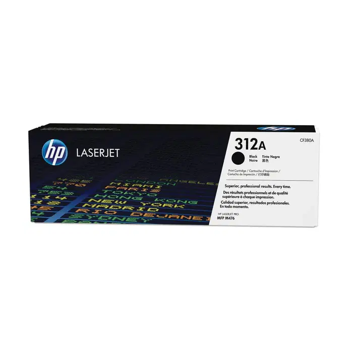 HP 312A Original LaserJet Toner Cartridge - Black CF380A