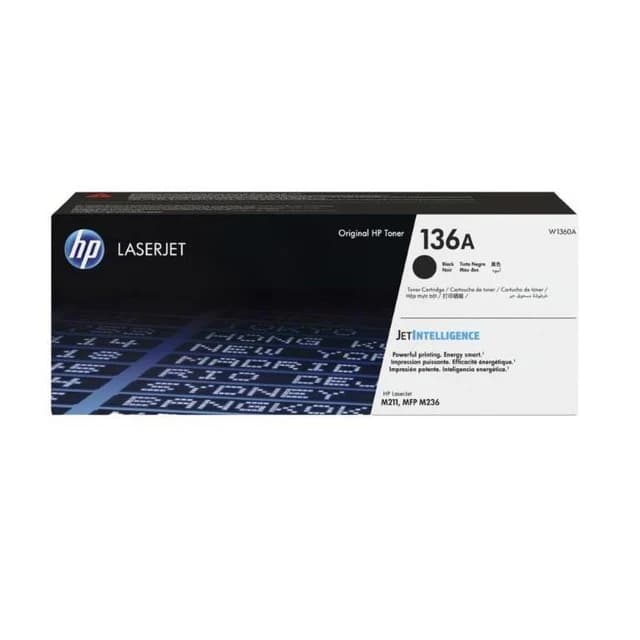 HP 136A Black Original LaserJet Toner Cartridge (W1360A)