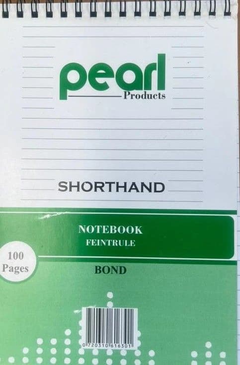 Shorthand N/Bk A5 Glofex/Sinarline